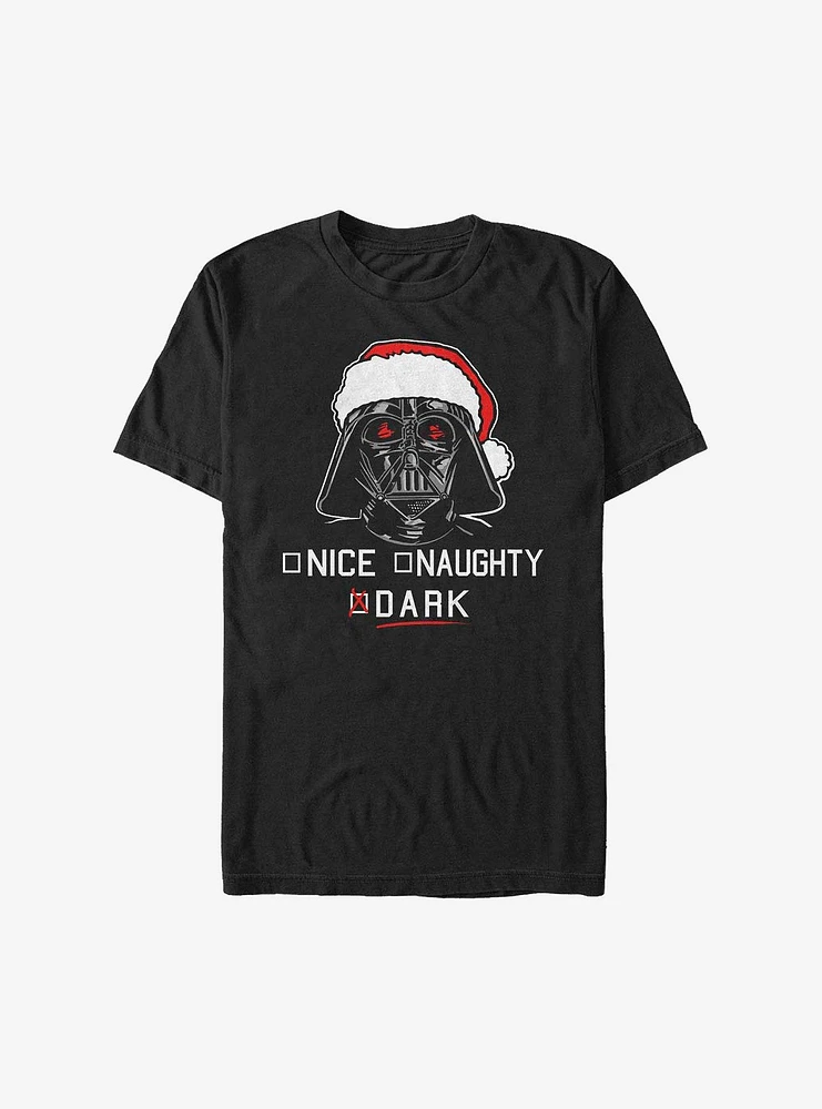 Hot Topic Star Wars Dark List Holiday T-Shirt