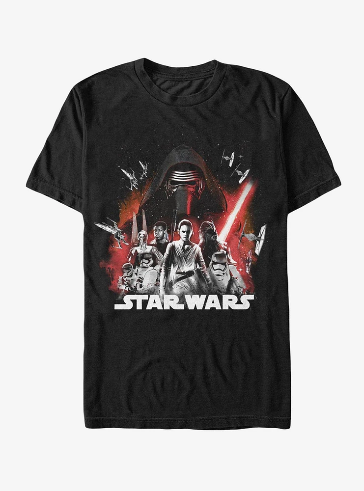 Hot Topic Star Wars Episode VII The Force Awakens Group T-Shirt