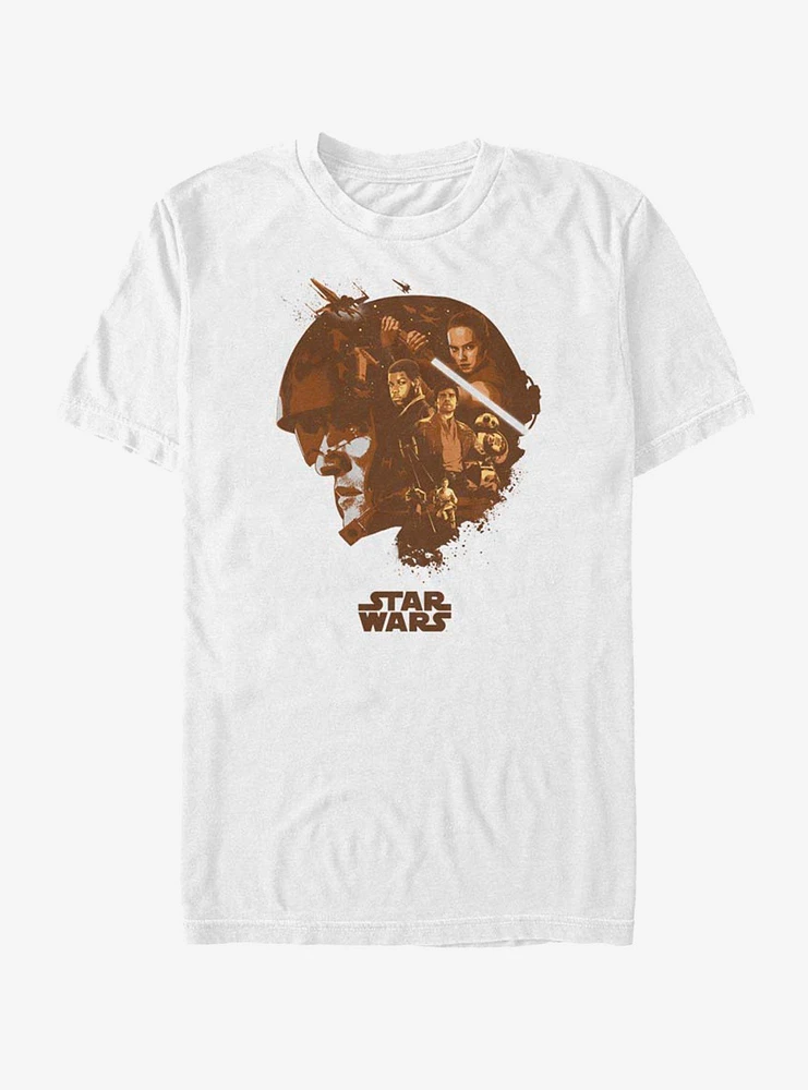 Hot Topic Star Wars Poe Head Fill T-Shirt