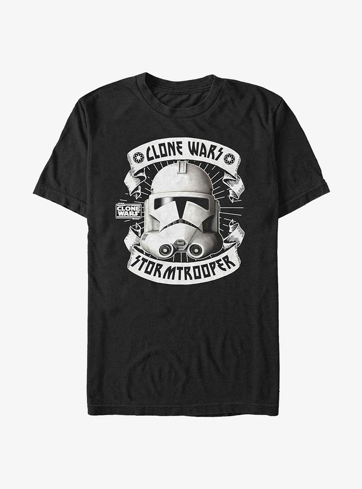 Hot Topic Star Wars The Clone Stormtrooper Banner T-Shirt