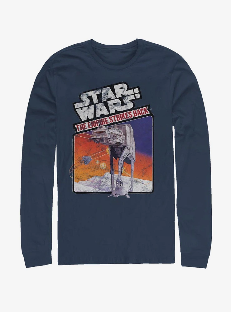 Hot Topic Star Wars The Empire Strikes Back Atari Cartridge Poster Long-Sleeve T-Shirt