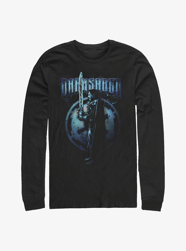 Hot Topic Star Wars The Mandalorian Darksaber Long-Sleeve T-Shirt