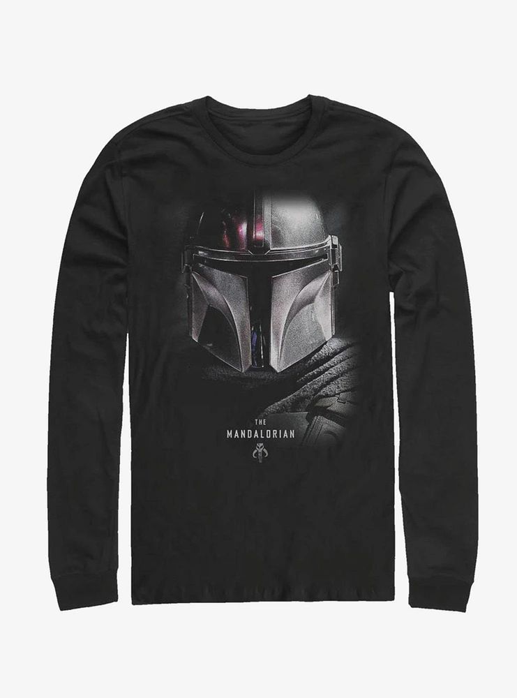 Hot Topic Star Wars The Mandalorian Hero Shot Long-Sleeve T-Shirt