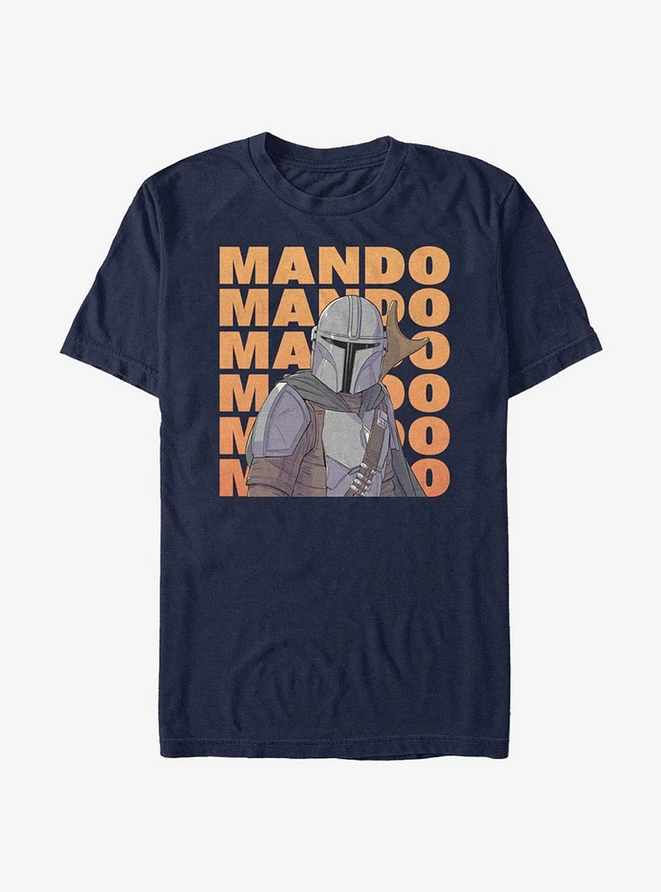 Hot Topic Star Wars The Mandalorian Mando Text T-Shirt