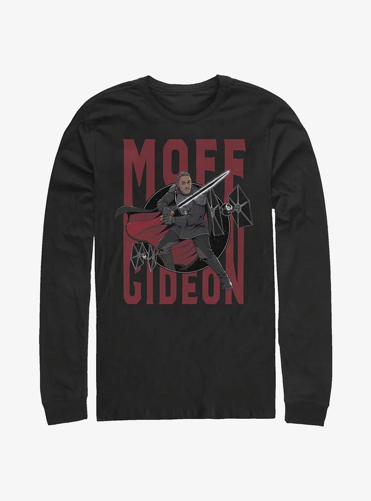 Hot Topic Star Wars The Mandalorian Moff Gideon Long-Sleeve T-Shirt