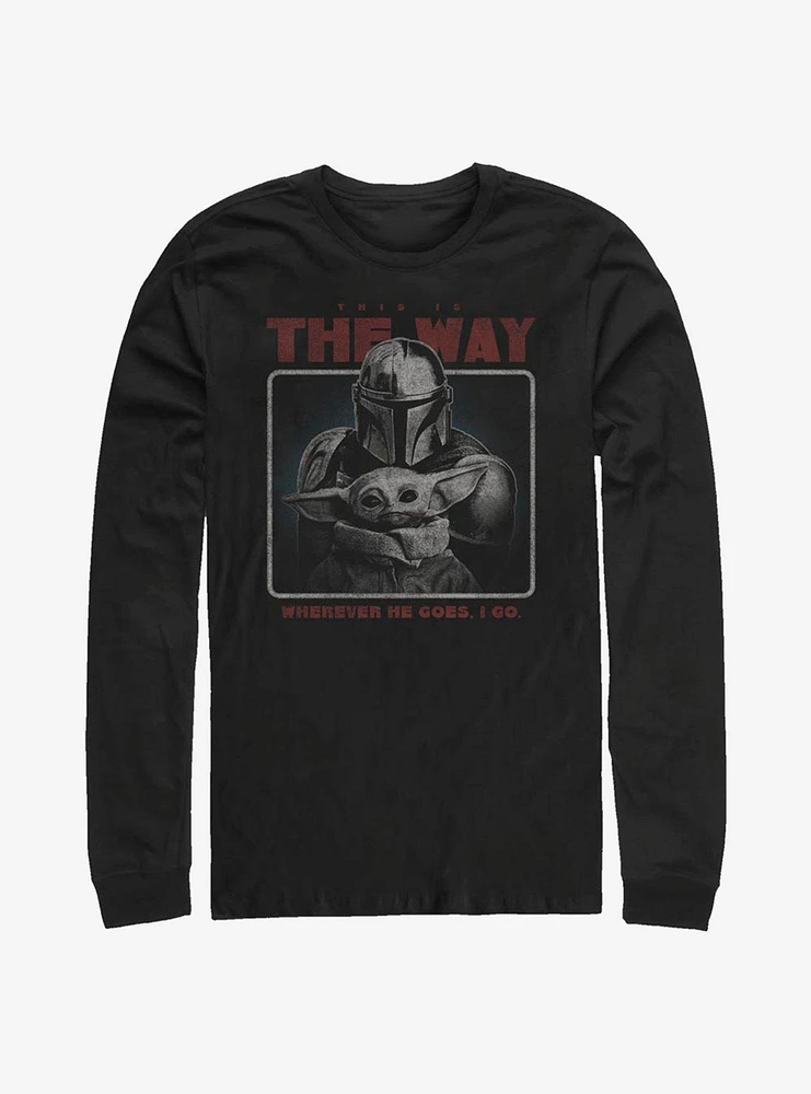 Hot Topic Star Wars The Mandalorian Retro This Is Way Long-Sleeve T-Shirt