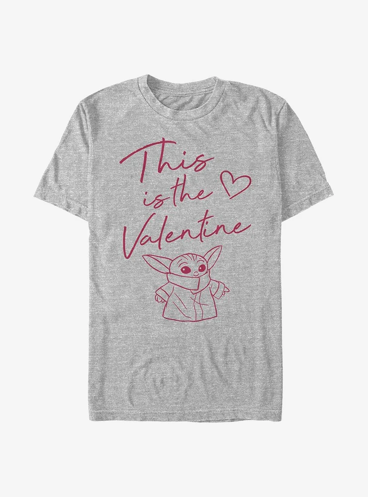 Hot Topic Star Wars The Mandalorian This Valentine Grogu T-Shirt