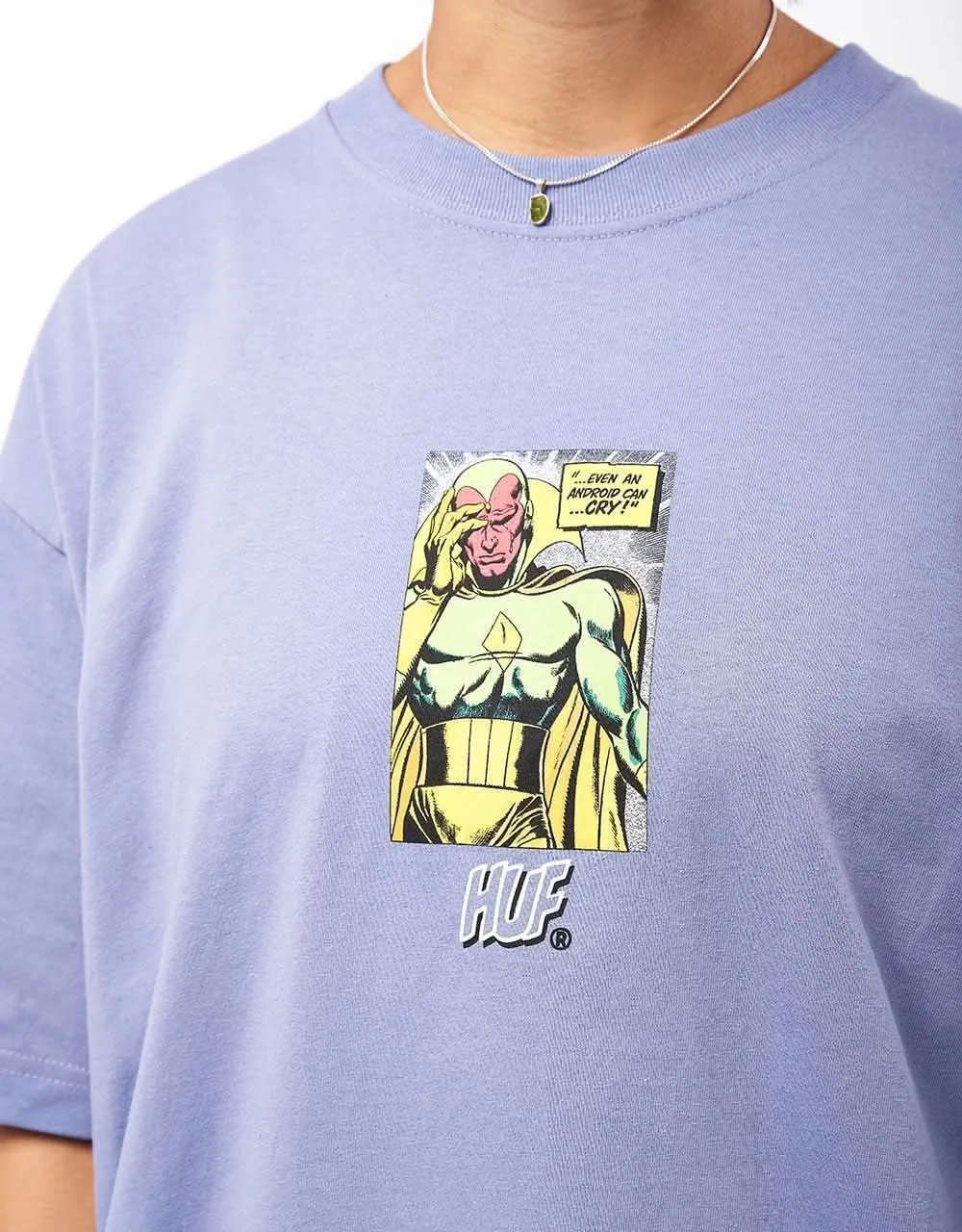 HUF x Marvel Avengers Sad Android T-Shirt - Vintage Violet