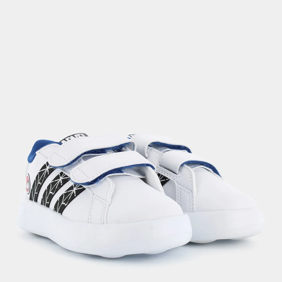 ID8017GRAND COURT SPIDER-MAN CF Iftwr white/core black/team royal blue- PRIMI PASSI