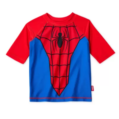 JCPenney Disney Collection Little & Big Boys Marvel Spiderman Rash Guard