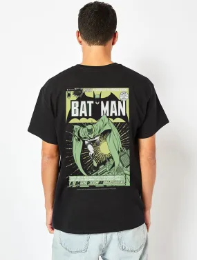 Justice League at Dawn Batman T-Shirt in Black