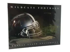 Kansas State Wildcats ProGraphs Football Helmet Ready to Frame Print 16 x 20