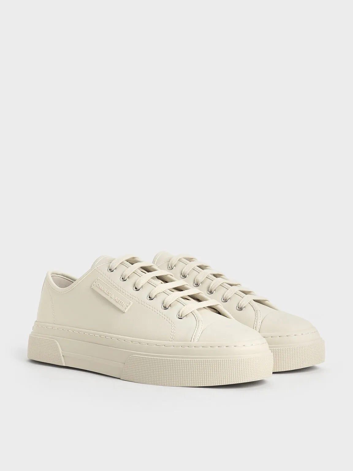 Kay Low-Top Sneakers - Chalk