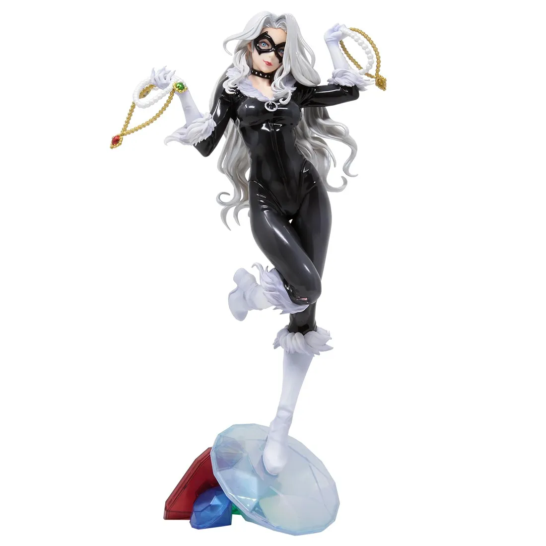 Kotobukiya Marvel Black Cat Steals Your Heart Bishoujo Statue (black)