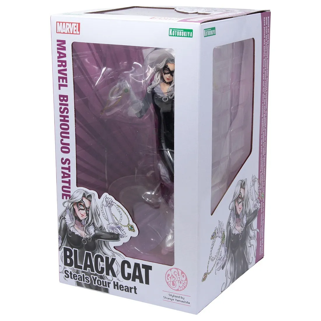 Kotobukiya Marvel Black Cat Steals Your Heart Bishoujo Statue (black)