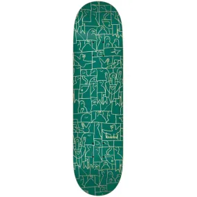 Krooked PP Flock Green Skateboard Deck 8.38