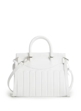 LANCEL  Rodeo leather bag - White