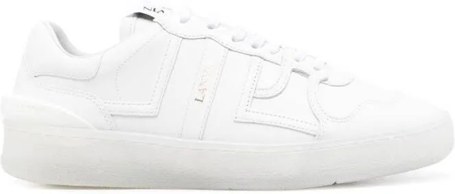 Lanvin low-top leather sneakers White