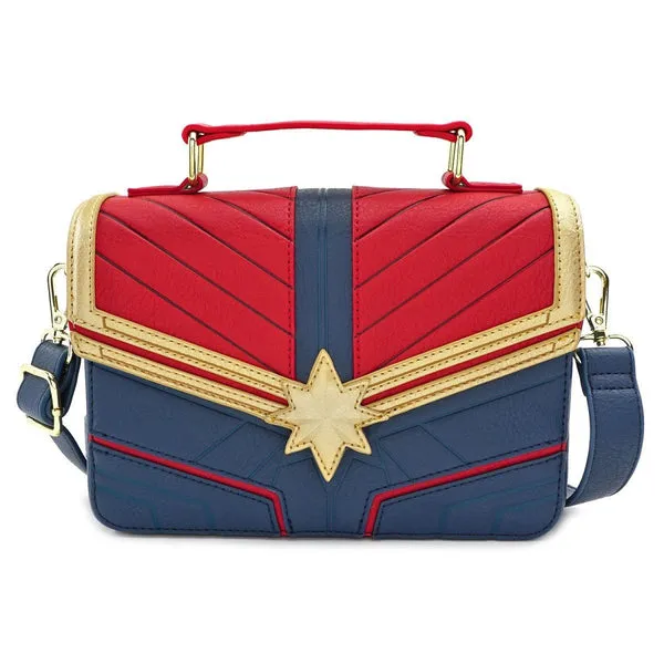 Loungefly X Marvel Captain Marvel Cosplay Cross Body Bag