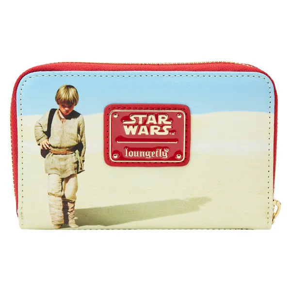 Loungefly x Star Wars Scenes Phantom Menace Zip Around Wallet