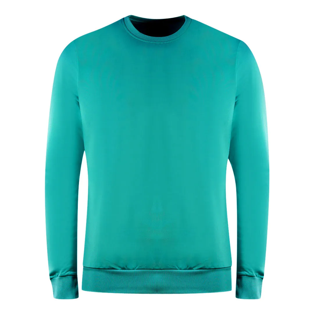 Lyle & Scott Golf Tech Crew Neck Teal Green Jumper