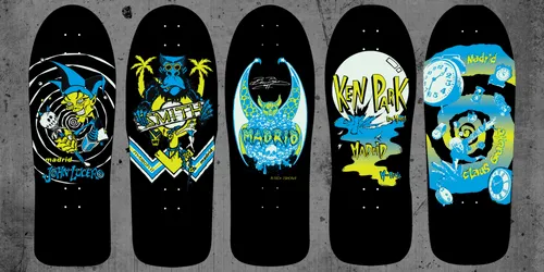 Madrid Skateboards Glow in the Dark Reissue Series (Full Set)