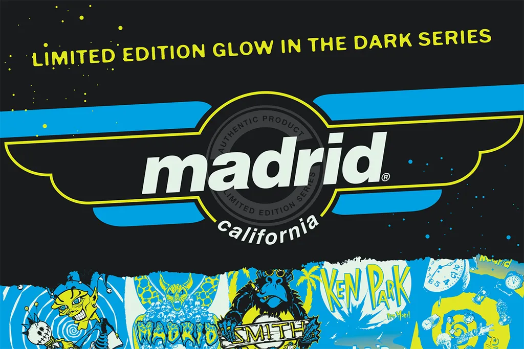 Madrid Skateboards Glow in the Dark Reissue Series (Full Set)