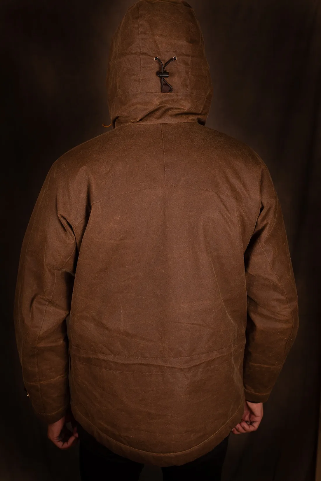 MANIFATTURA CECCARELLI – MOUNTAIN JACKET WAXED CANVAS – DARK TAN