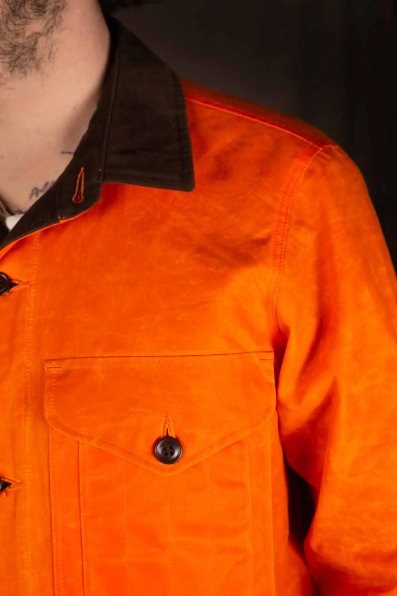 MANIFATTURA CECCARELLI – WORK JACKET – 7000-WX – ORANGE