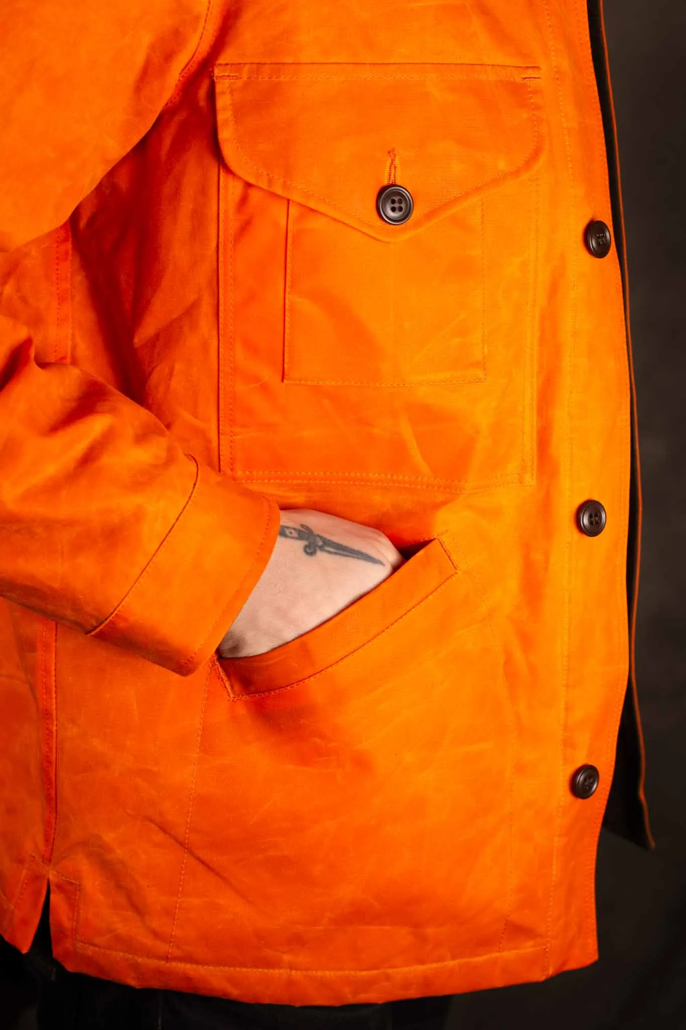 MANIFATTURA CECCARELLI – WORK JACKET – 7000-WX – ORANGE