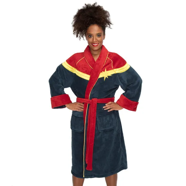 Marvel Captain Marvel Ladies Bathrobe