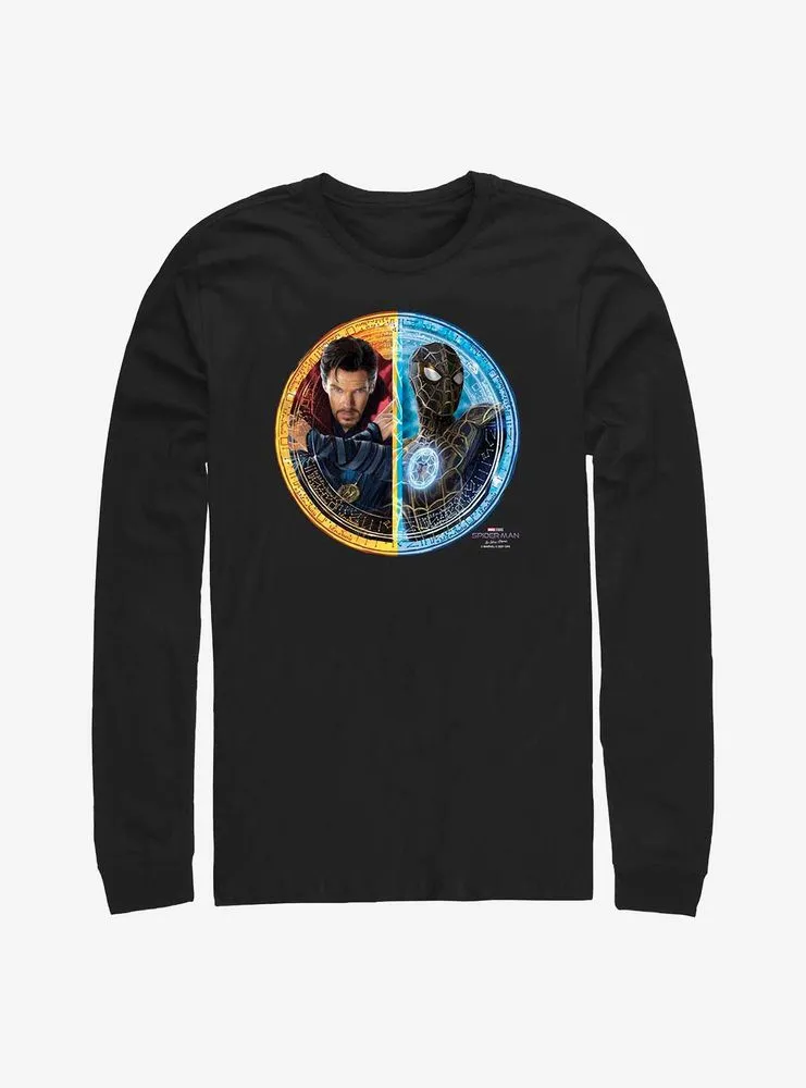 Marvel Spider-Man: No Way Home Spidey Strange Circle Long-Sleeve T-Shirt