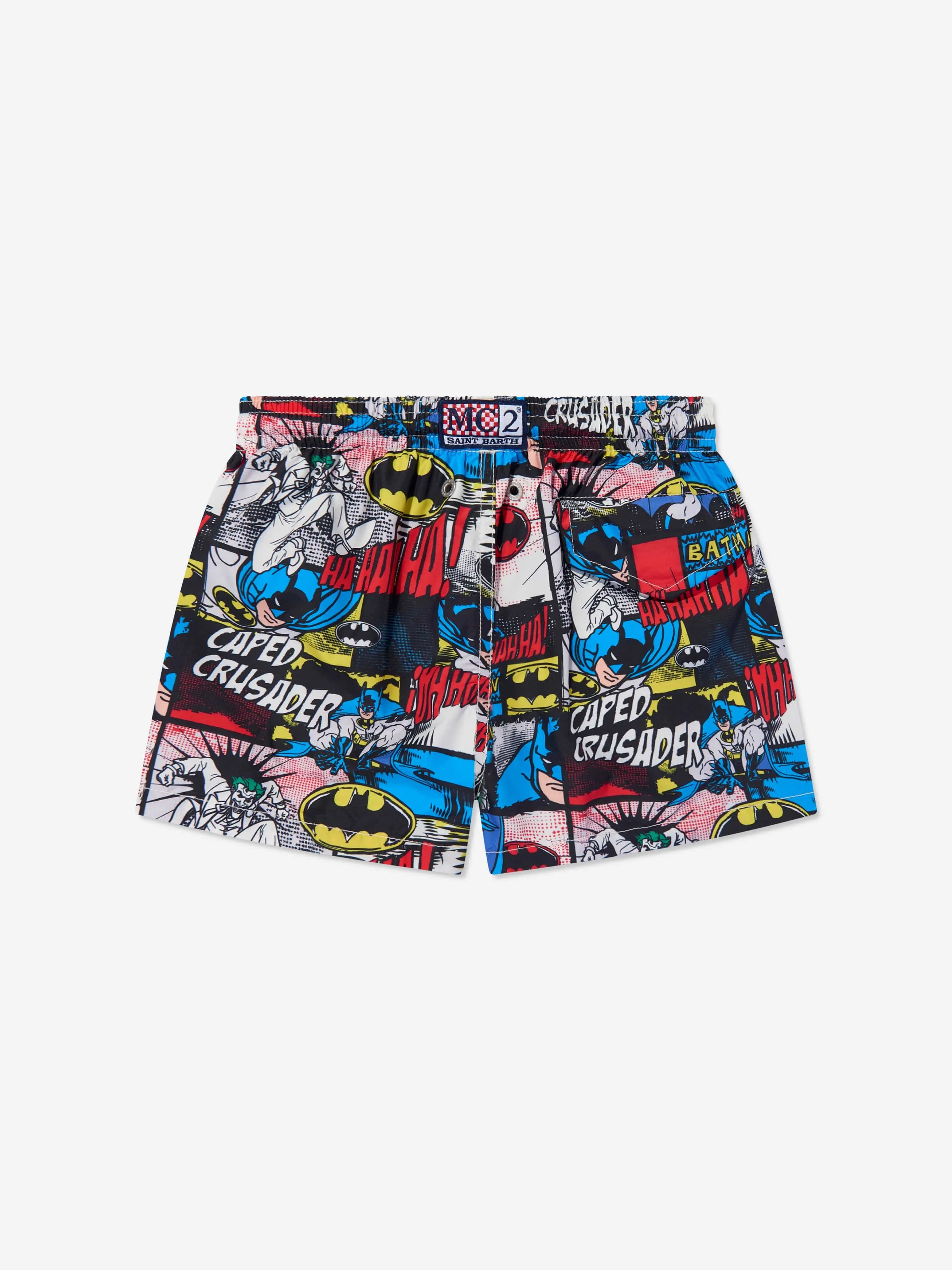 MC2 Saint Barth Boys Batman Comics Swim Shorts in Multicolour