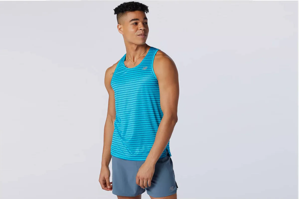 Men's New Balance Impact Run Singlet - MT01233-VLS