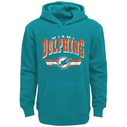 Miami Dolphins Toddler MVP Pullover Fleece Hoodie - Aqua