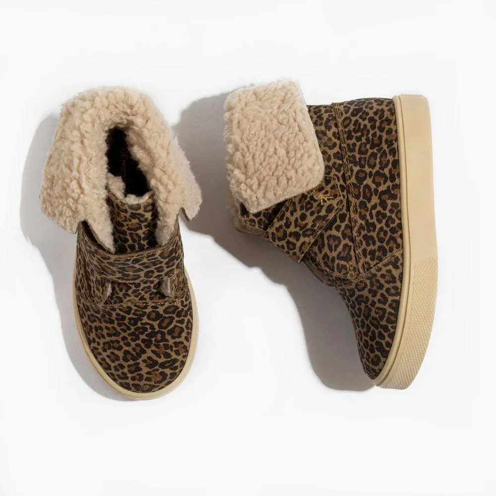 Micro Leopard Sherpa Boot