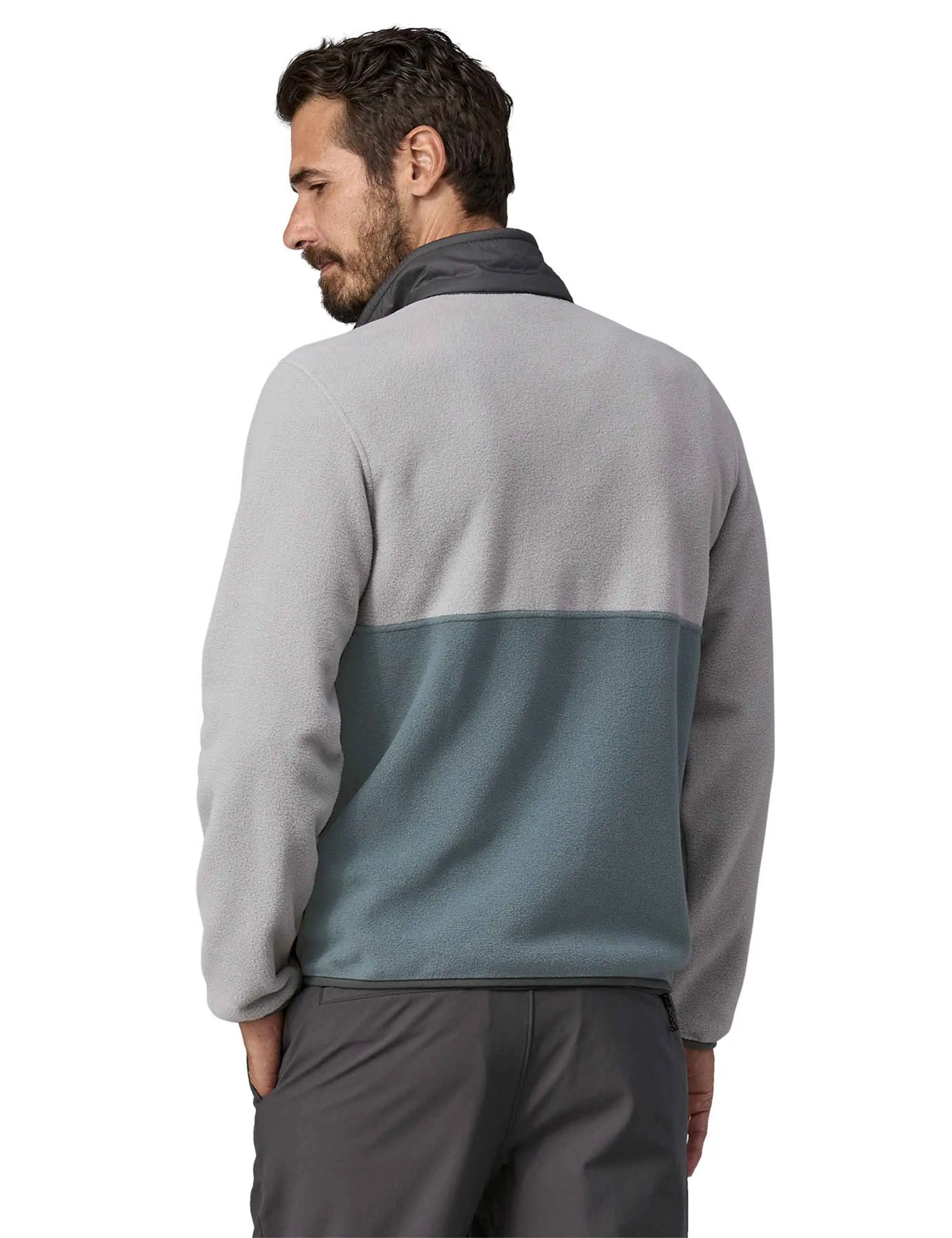 Microdini 1/2-Zip Fleece Pullover - Nouveau Green w/Salt Grey