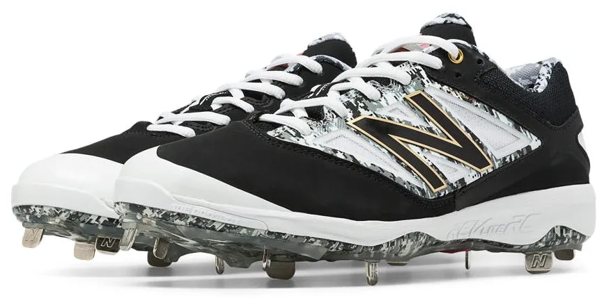 New Balance - Blk/Gry/Wht Pedroia Low Cut 4040v3 Spikes (L4040PK3)