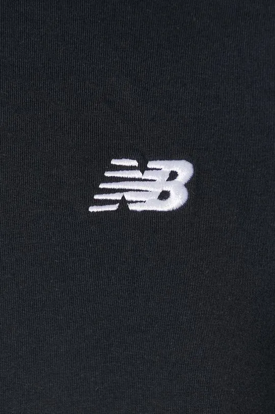 New Balance cotton t-shirt Essentials Cotton women’s black color WT41509BK