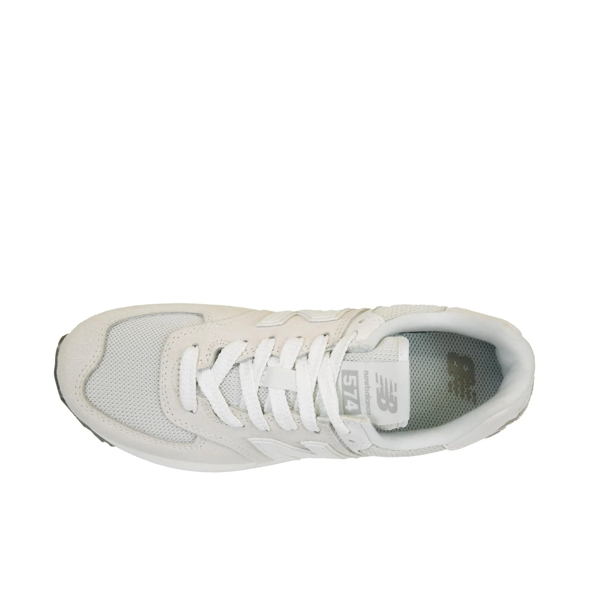 New Balance Womens 574+ Reflection/Rain Cloud/White