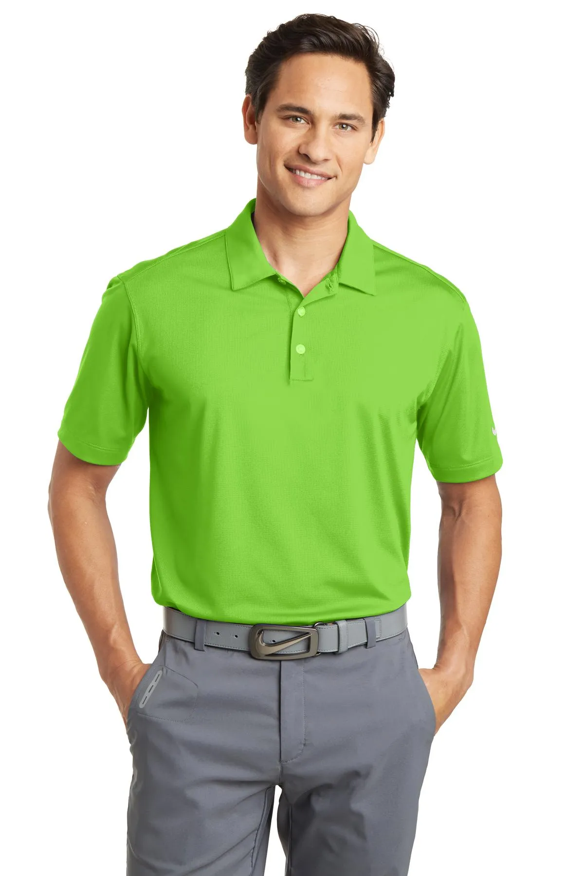 Nike 637167 Golf Dri-FIT Vertical Mesh Polo Shirt