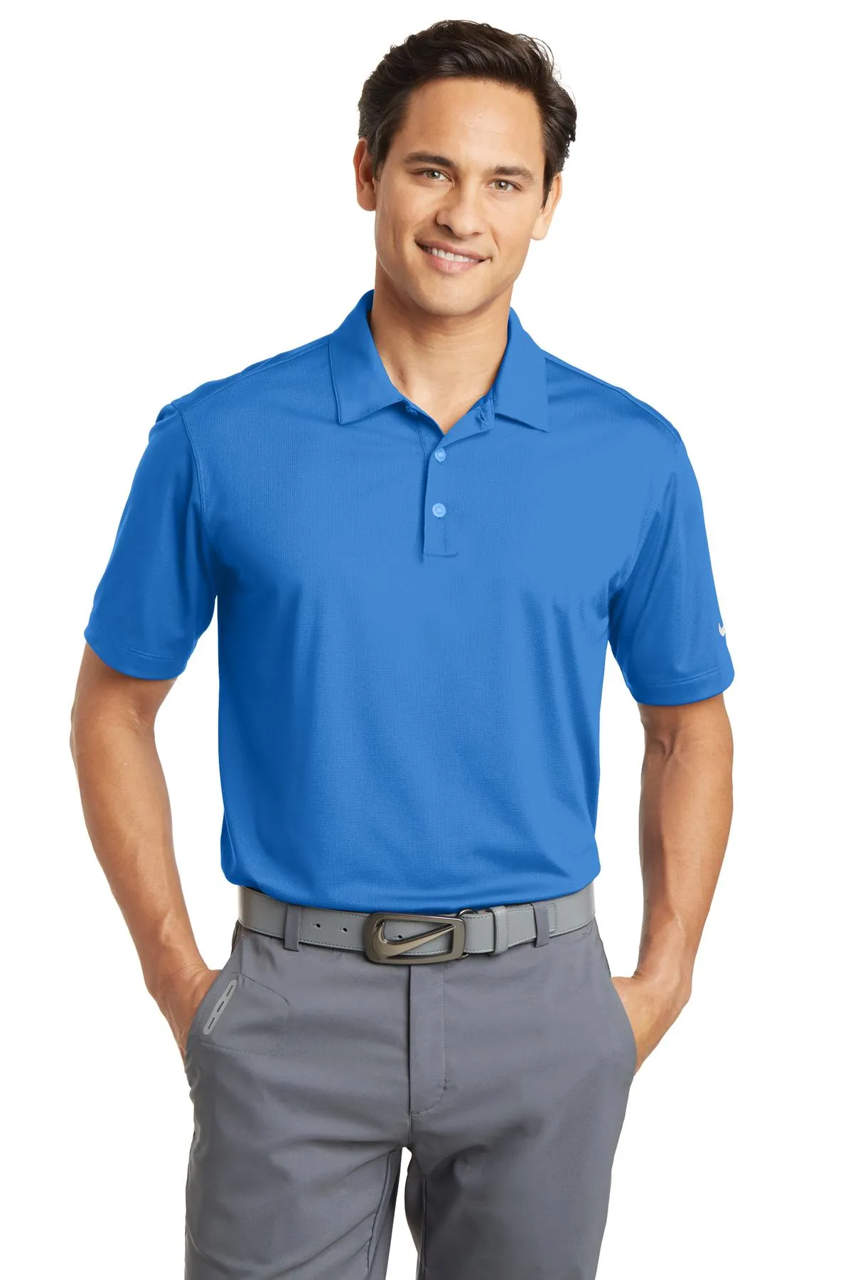 Nike 637167 Golf Dri-FIT Vertical Mesh Polo Shirt