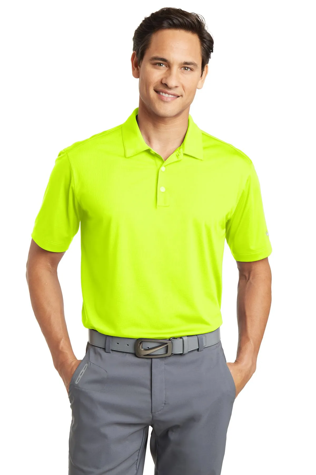 Nike 637167 Golf Dri-FIT Vertical Mesh Polo Shirt