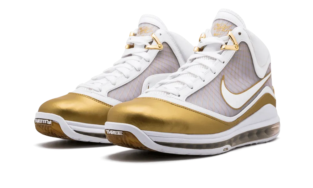 Nike Air Max Lebron 7 White/white-metallic Gold