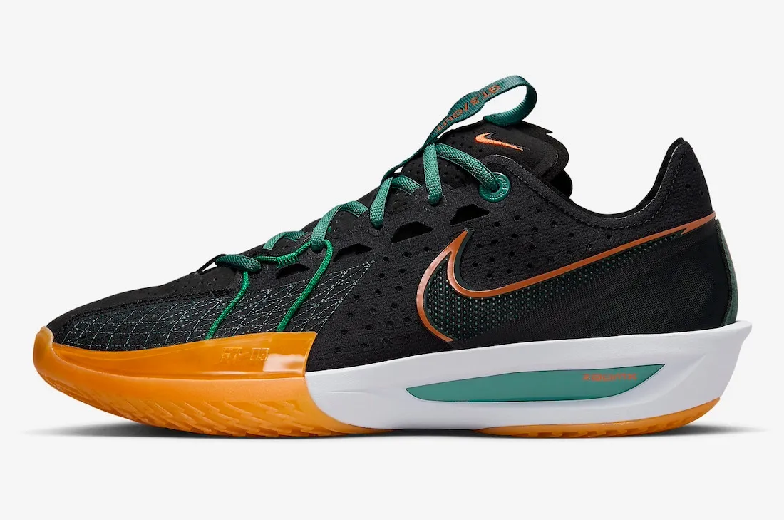 Nike Air Zoom GT Cut 3 Nike University Black Malachite Vintage Green Bicoastal DV2913-001