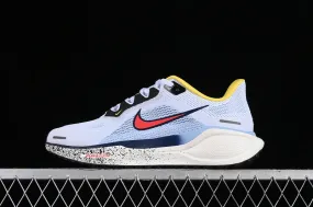 Nike Air Zoom Pegasus 41 White Psychic Blue Speed Yellow Speed Red HJ9068-100