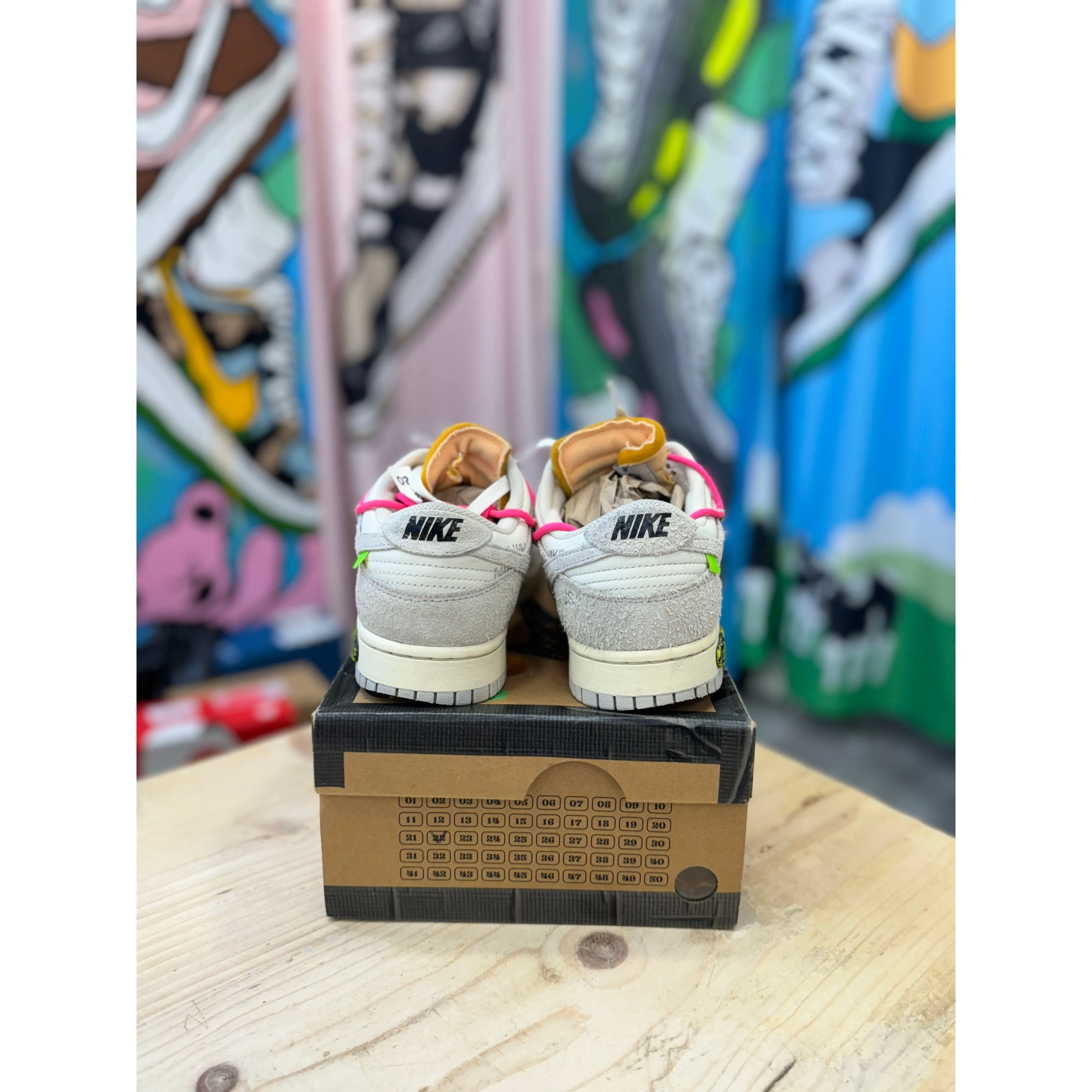 Nike Dunk Low Off White Lot 17 UK 8