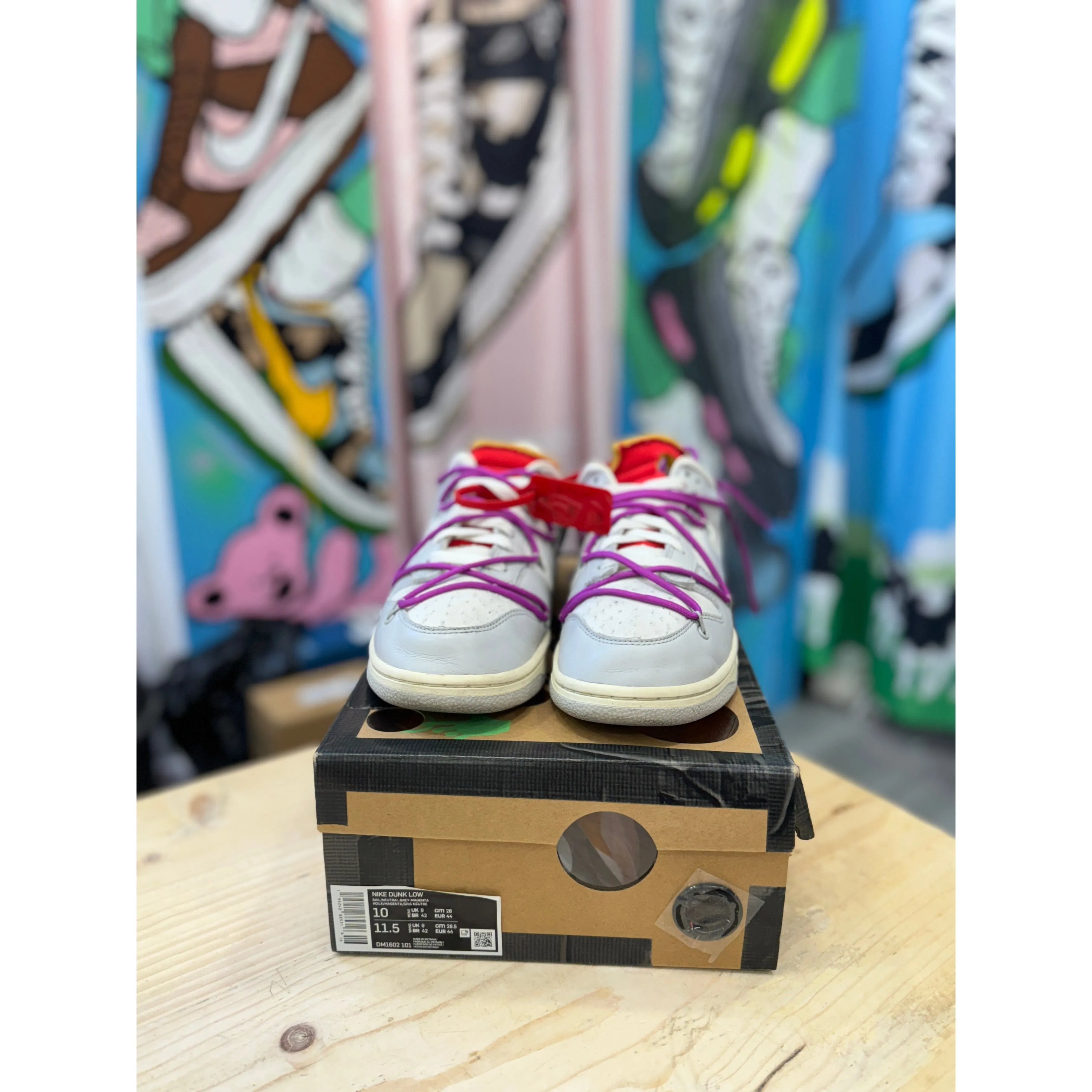 Nike Dunk Low Off White Lot 45 UK 9