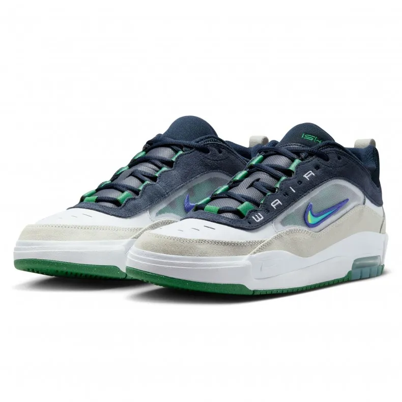 Nike SB Air Max Ishod (White/Persian Violet-Obsidian-Pine Green)