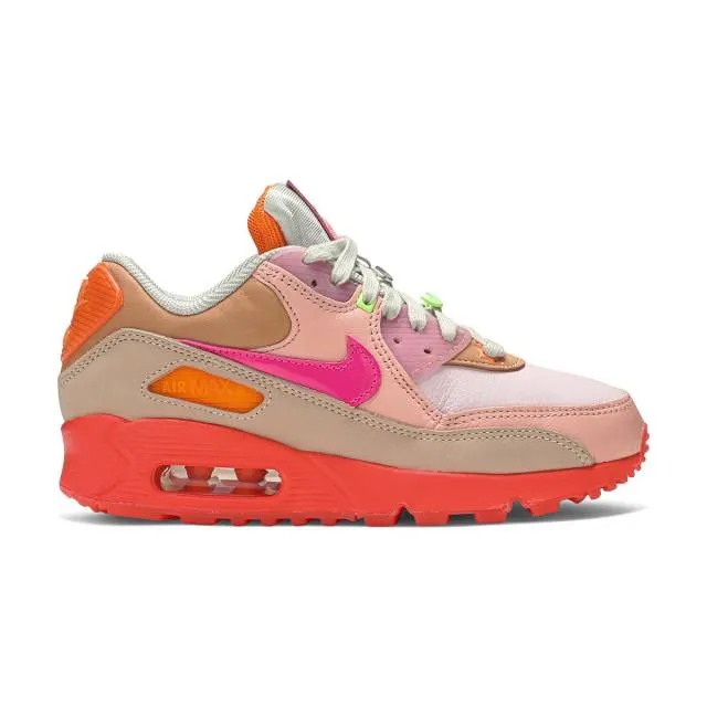 Nike Women's Air Max 90 (Platinum Crimson/ Pink/ Platinu...